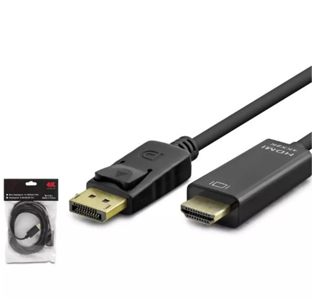 HADRON HDX7797 DISPLAY (M) TO HDMI (M) KABLO 4K 30HZ 3M SİYAH