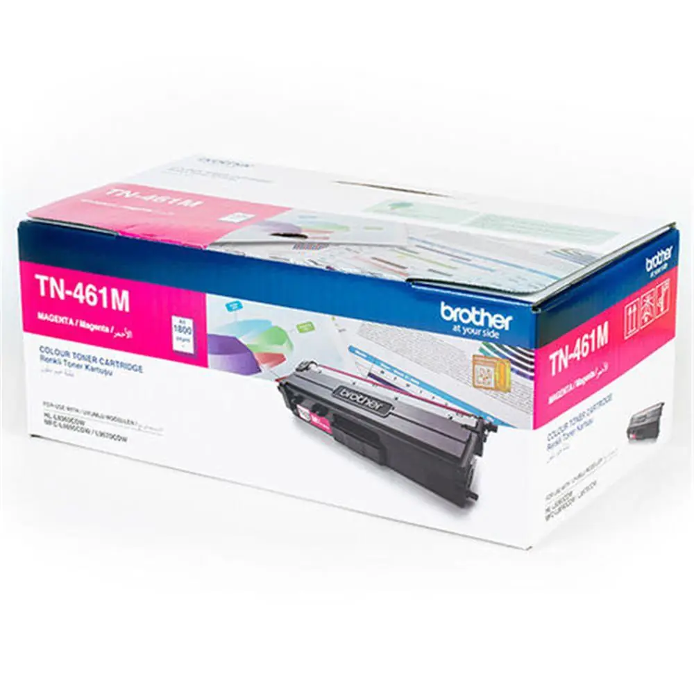 Brother TN-461M 1.800 Sayfa Magenta Kırmızı Toner HL-L8360CDW MFC-L8690CDW 1