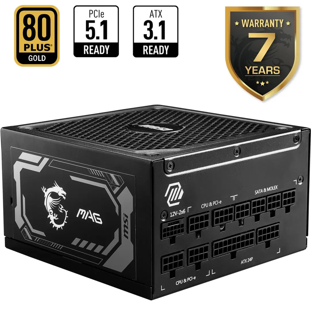 MSI PSU MAG A1000GL PCIE5 II 1