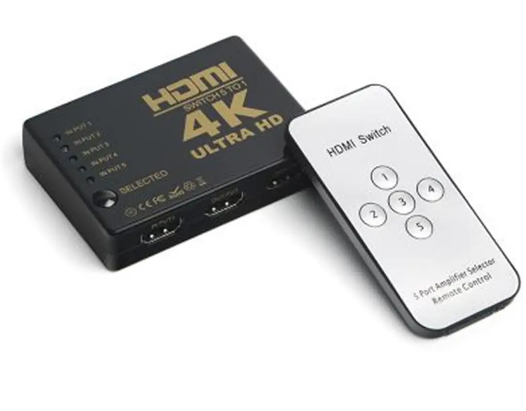 Dark DK HD SW4X1 Full HD 4 Giriş 1 Çıkışlı Uzaktan Kumandalı HDMI Switch (Seçici) 1