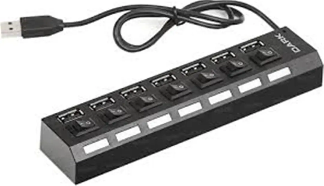 Dark DK AC USB272 7 Port Anahtarlı USB2.0 HUB 1