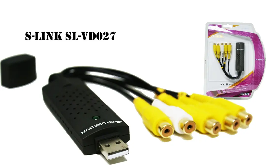 S-link SL-VD027 Usb To dvr 4port Adaptör 1
