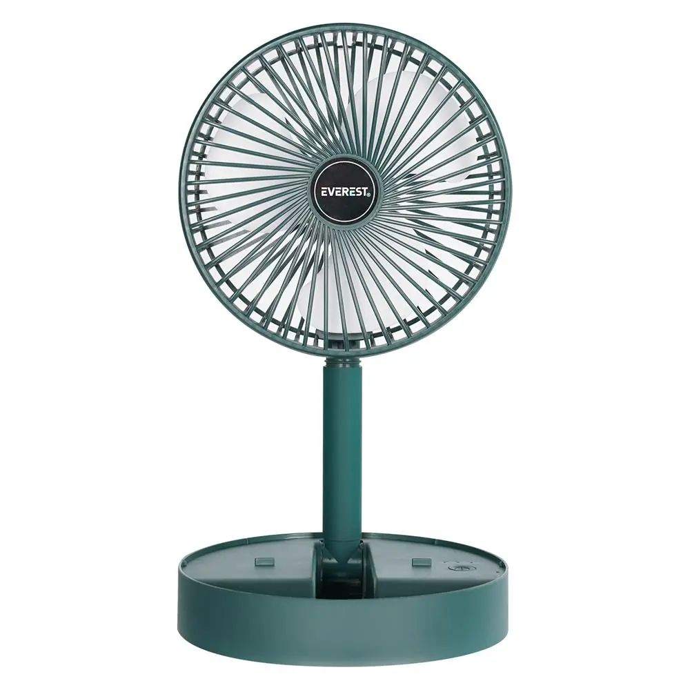 Everest EFN-605 Masaüstü Şarj Edilebilir Yeşil 800mAh Usb Fan 1