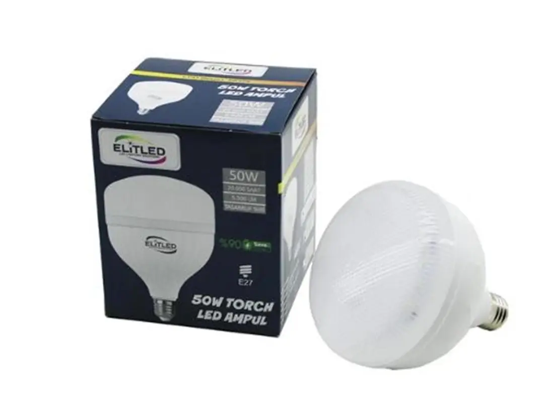 ELİTLED 50W BEYAZ TORCH  AMPUL 1