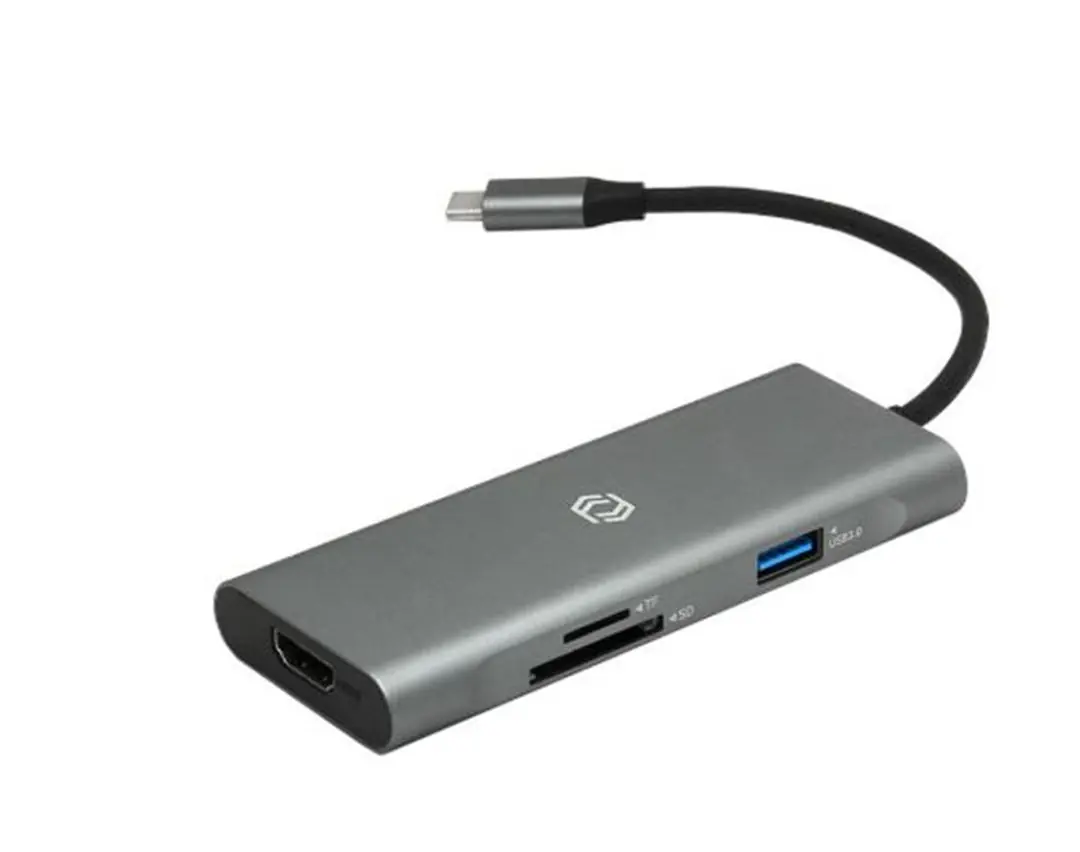 Frisby FA-7712TC USB Type-C™ Hub (HDMI + 3 x USB 3.0 + SD-TF + PD Şarj) 1