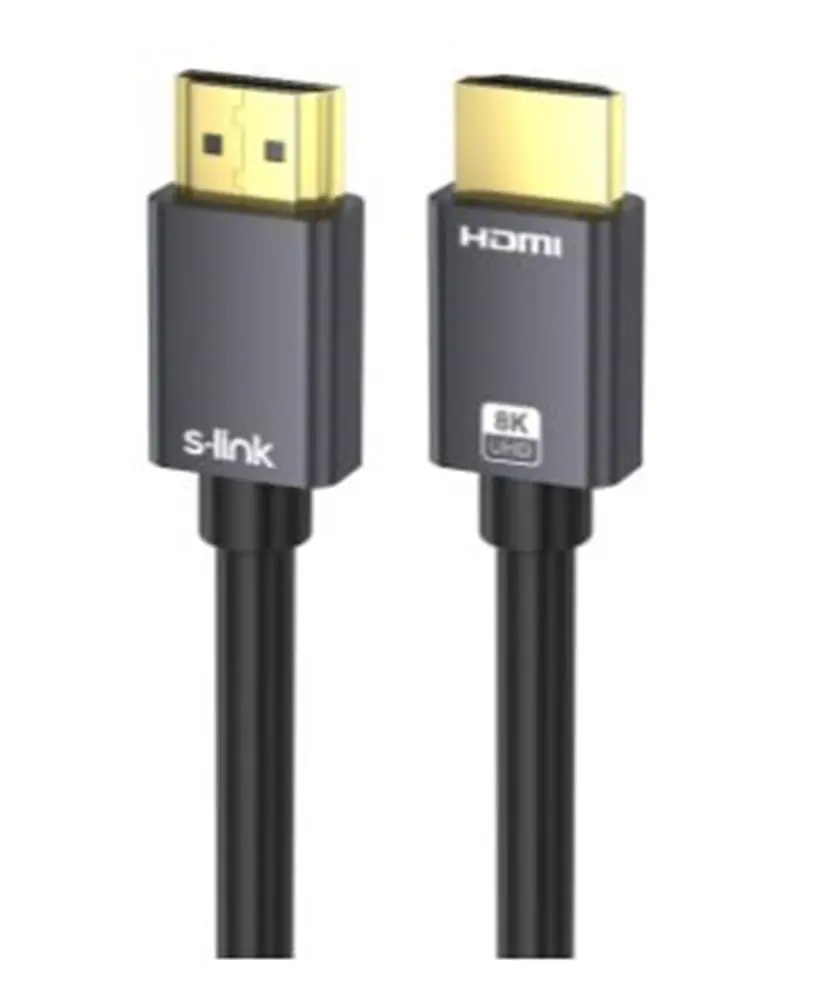 S-link SL-HM8K010 HDMI TO HDMI 10m v2.1 8K60 HZ 4K 120HZ Kablo