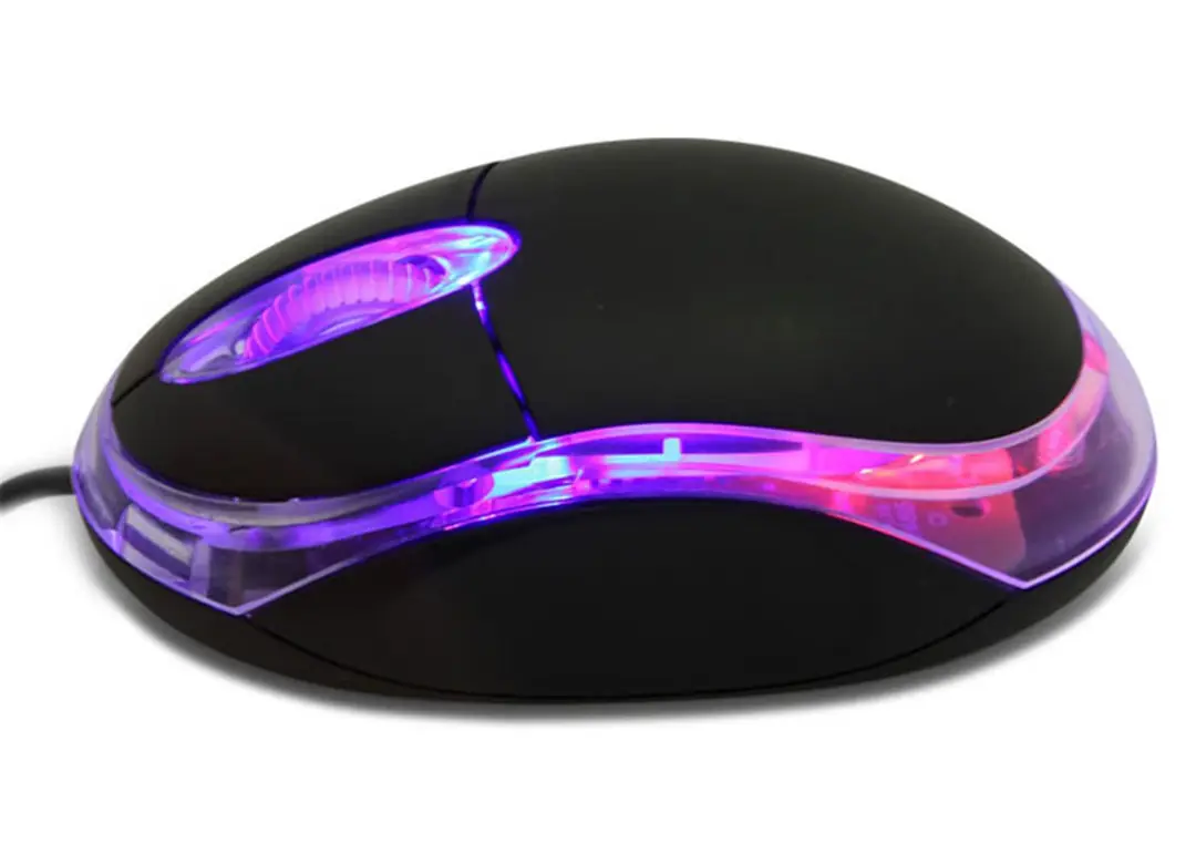 Everest KM-6809 Usb Siyah Işıklı Optik Mouse 1