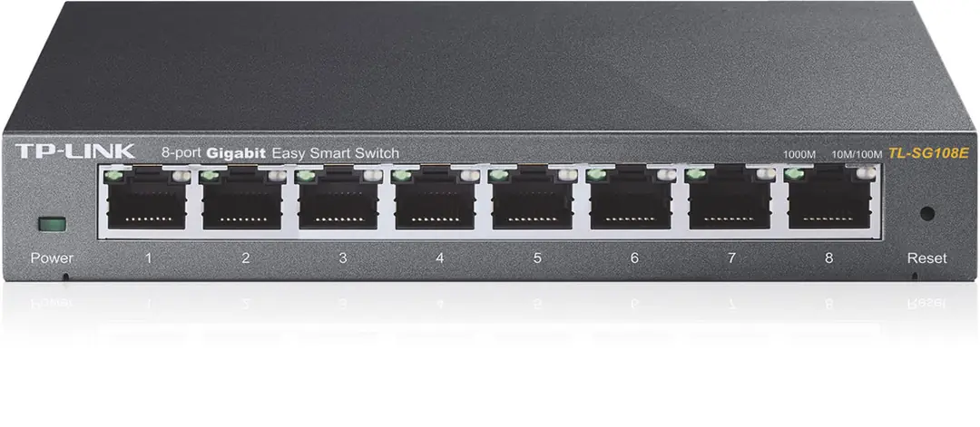 Tp-Link TL-SG108E 8 Port 10-100-1000 Mbps Easy Smart Switch Çelik Kasa
