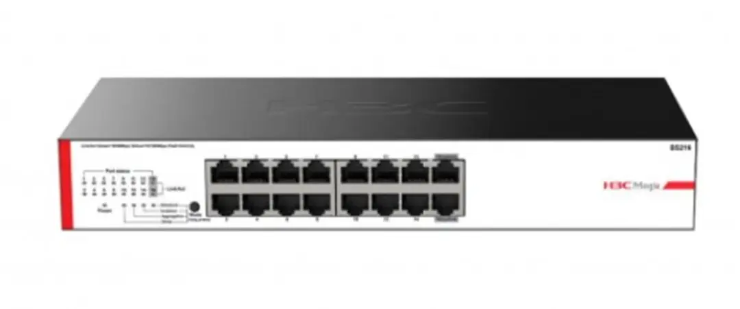 H3C Magic BS216 16 Port 10-100-1000 Mbps Metal Kasa Swich 1