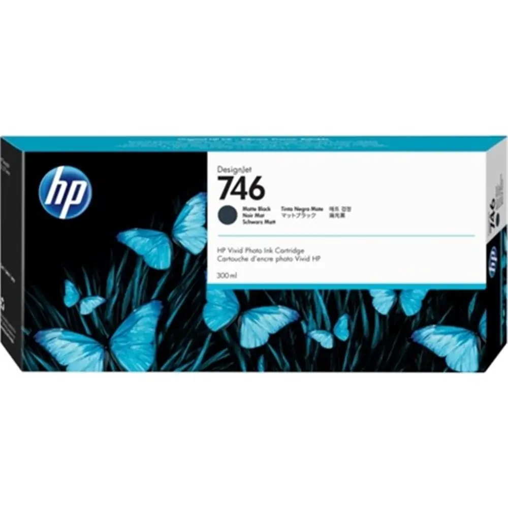 HP 746 Matte Black Mat Siyah 300 Ml Plotter Kartuşu P2V83A 1