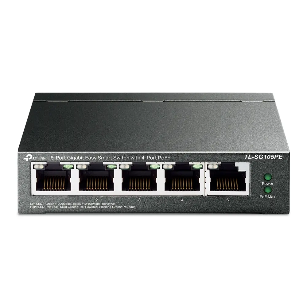 TP-LINK TL-SG105PE 5-PORT PoE GIGABIT SW 1