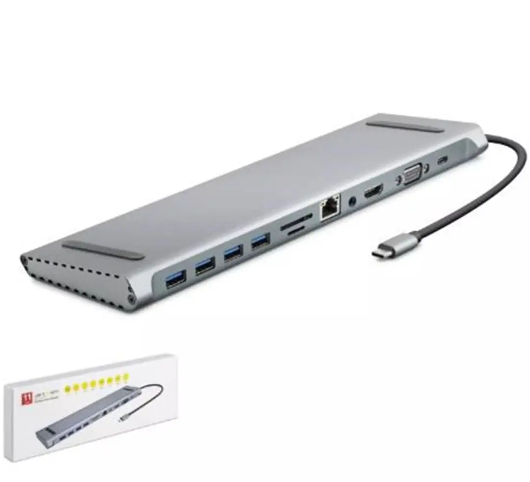 HADRON HDX7854 TYPE-C HDTV COMBO TYPE-C + HDMI 4K 30Hz + 4-USB3.0 + VGA + AUDIO + 1