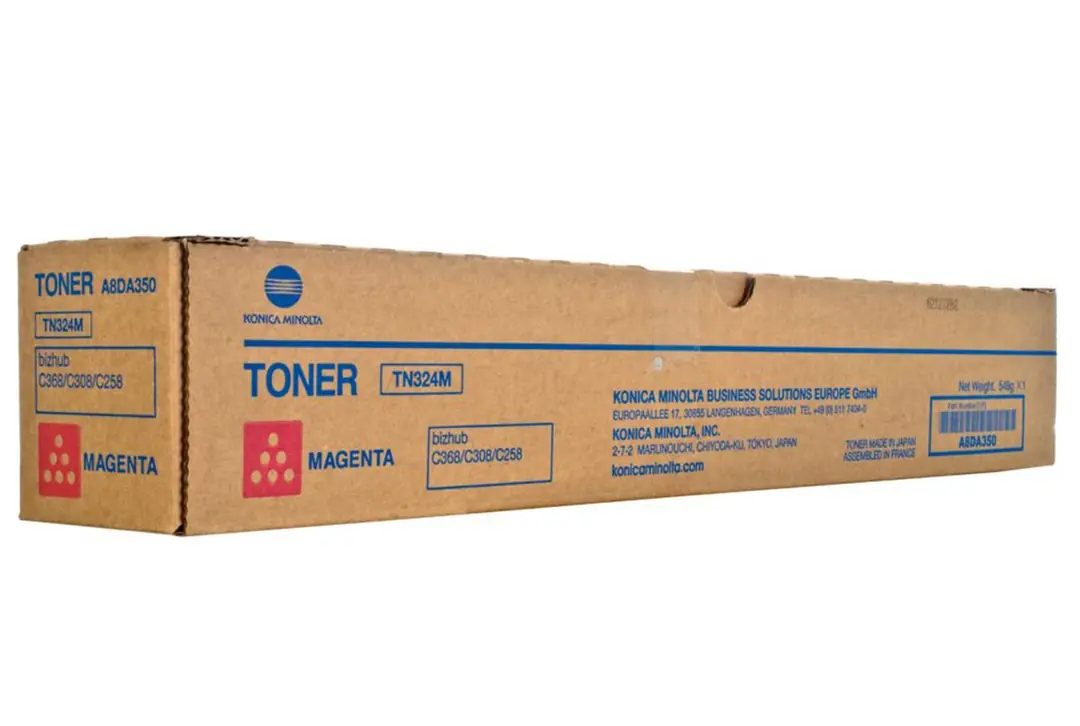Konica Minolta TN-324M Magenta Kırmızı Orjinal Fotokopi Toneri Bizhup C258-308-368 26.000 Sayfa 1