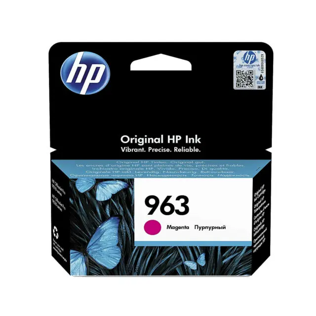 HP 963 Magenta Kırmızı Kartuş 3JA24A