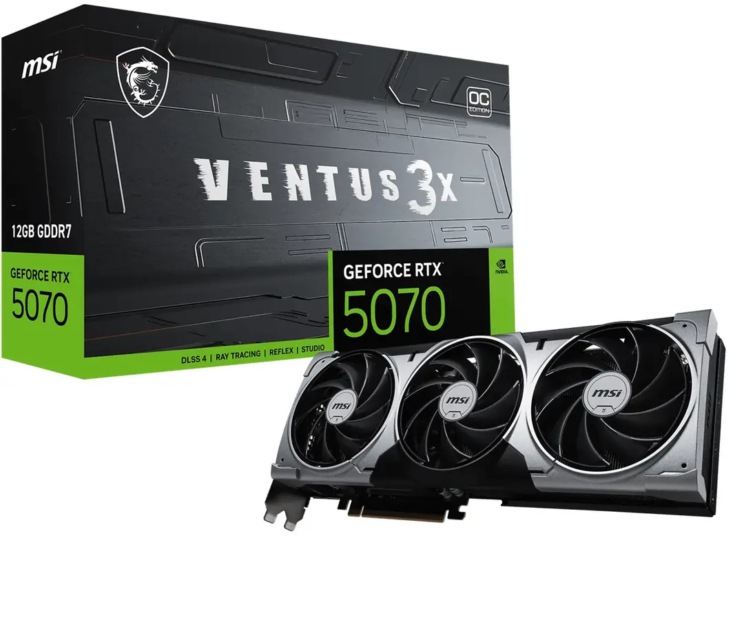 MSI VGA RTX 5070 12G VENTUS 3X OC 1