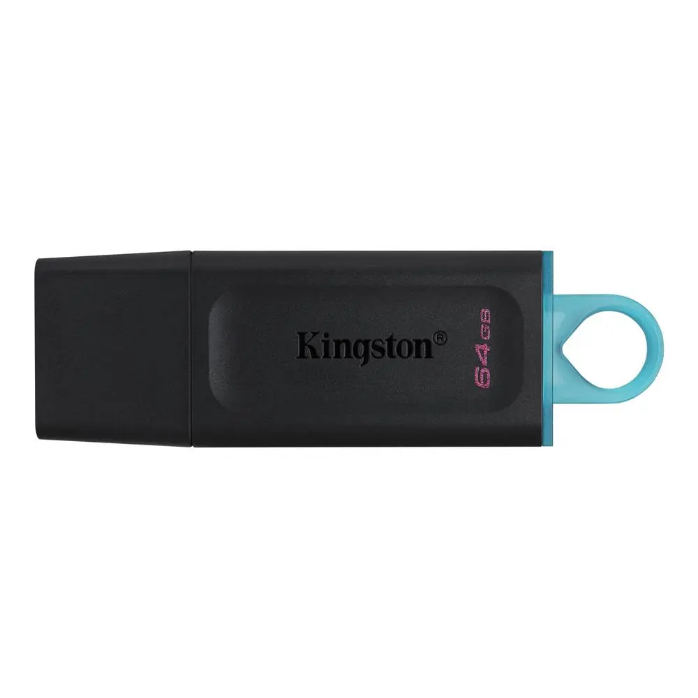 Kingston DTX-64GB 64GB USB3.2 Gen 1 DataTraveler Exodia (Black + Teal) Flash Bellek 1