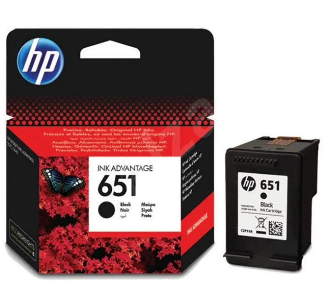 HP 651 Black Siyah Kartuş C2P10AE 1