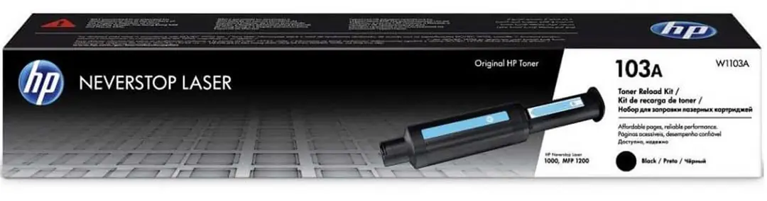 HP 103A Black Siyah 2.500 Sayfa NeverStop Tanklı Yazıcı Toneri W1103A 1