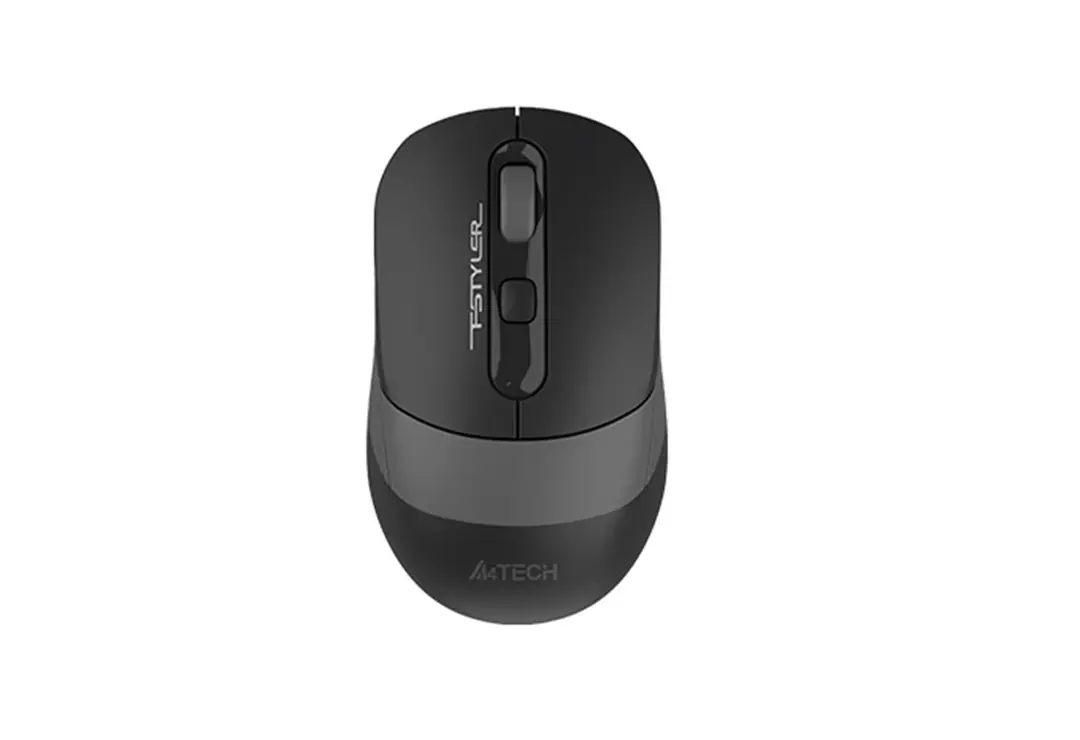 A4 Tech FG10CS Air2 Siyah-Gri BlueTooth+2.4 Nano 2000Dpi Şarjlı Sessiz Silent Mouse 1