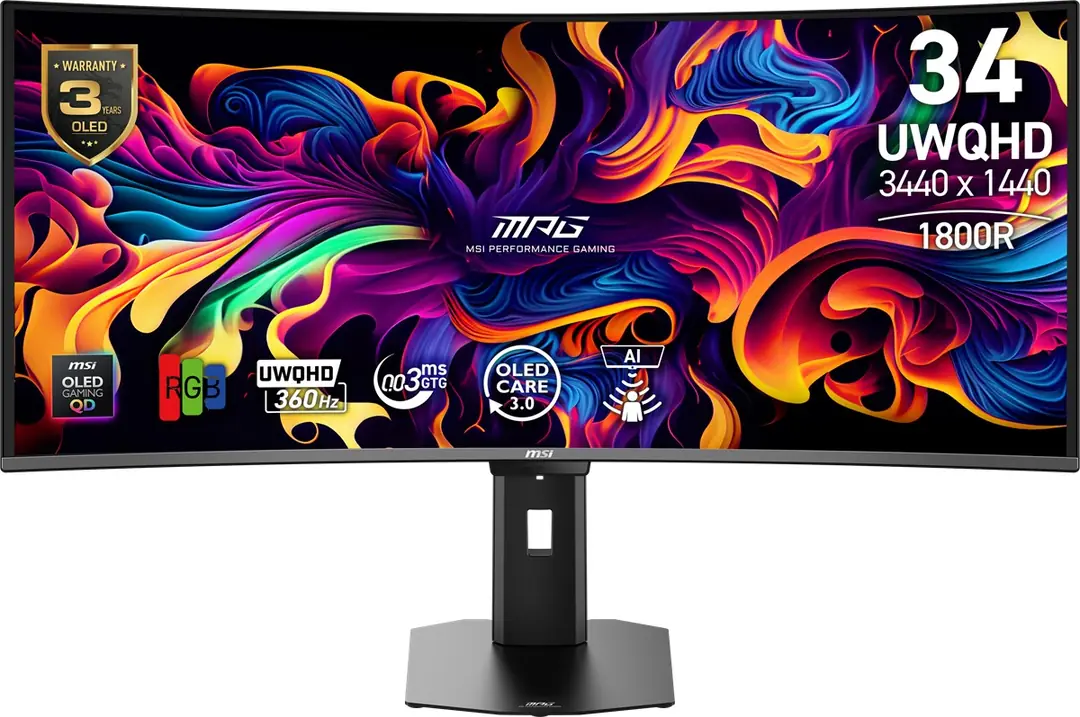 34 MSI MPG 341CQR QD-OLED X36 MONITOR