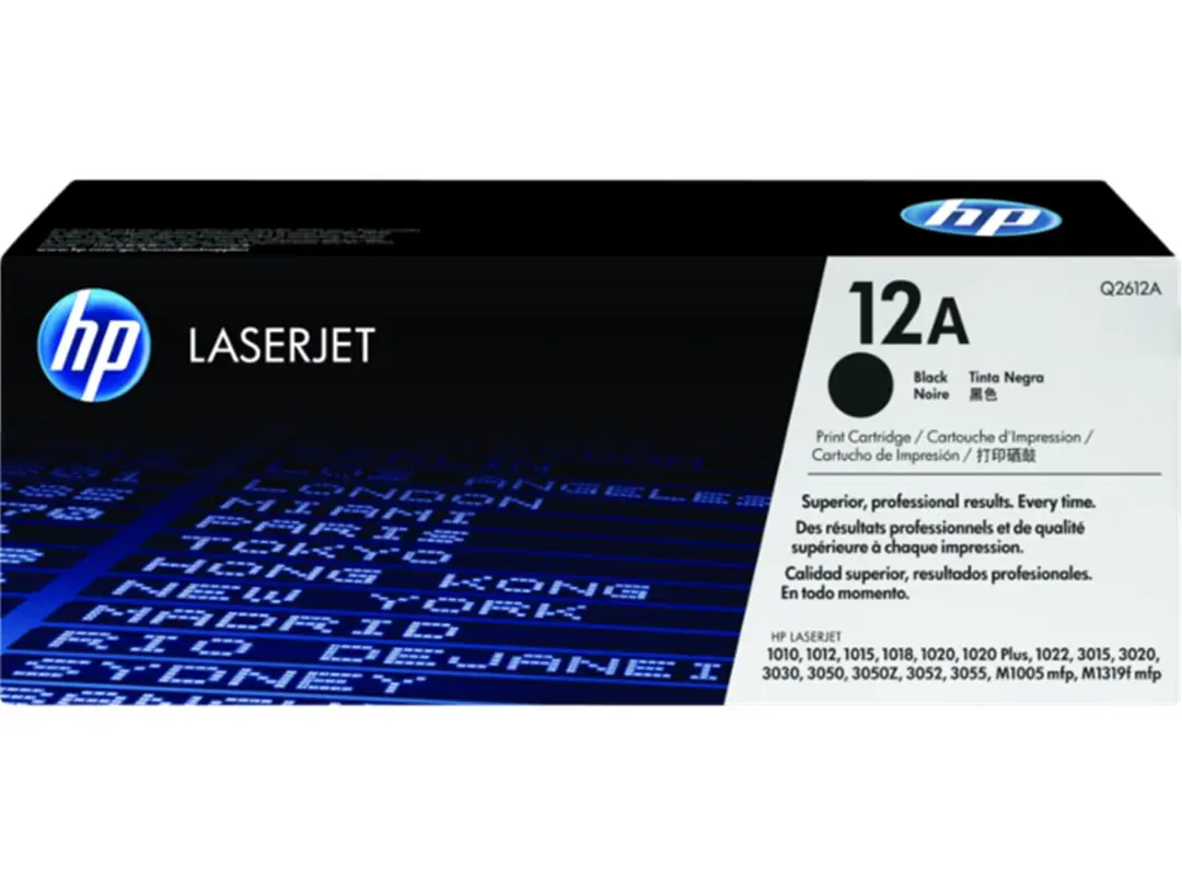 HP 12A Black Siyah 2.000 Sayfa Toner Q2612A 1