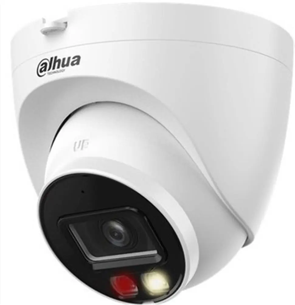 Dahua IPC-HDW1249T-S-IL 2MP 2.8MM Smart Dual Light Aydınlatmalı Sesli Renkli Color Dome IP Kamera 1