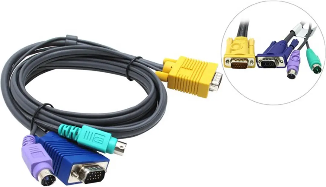 Aten 2L-5202P PS-2 Kvm Cable (1,8m) 1