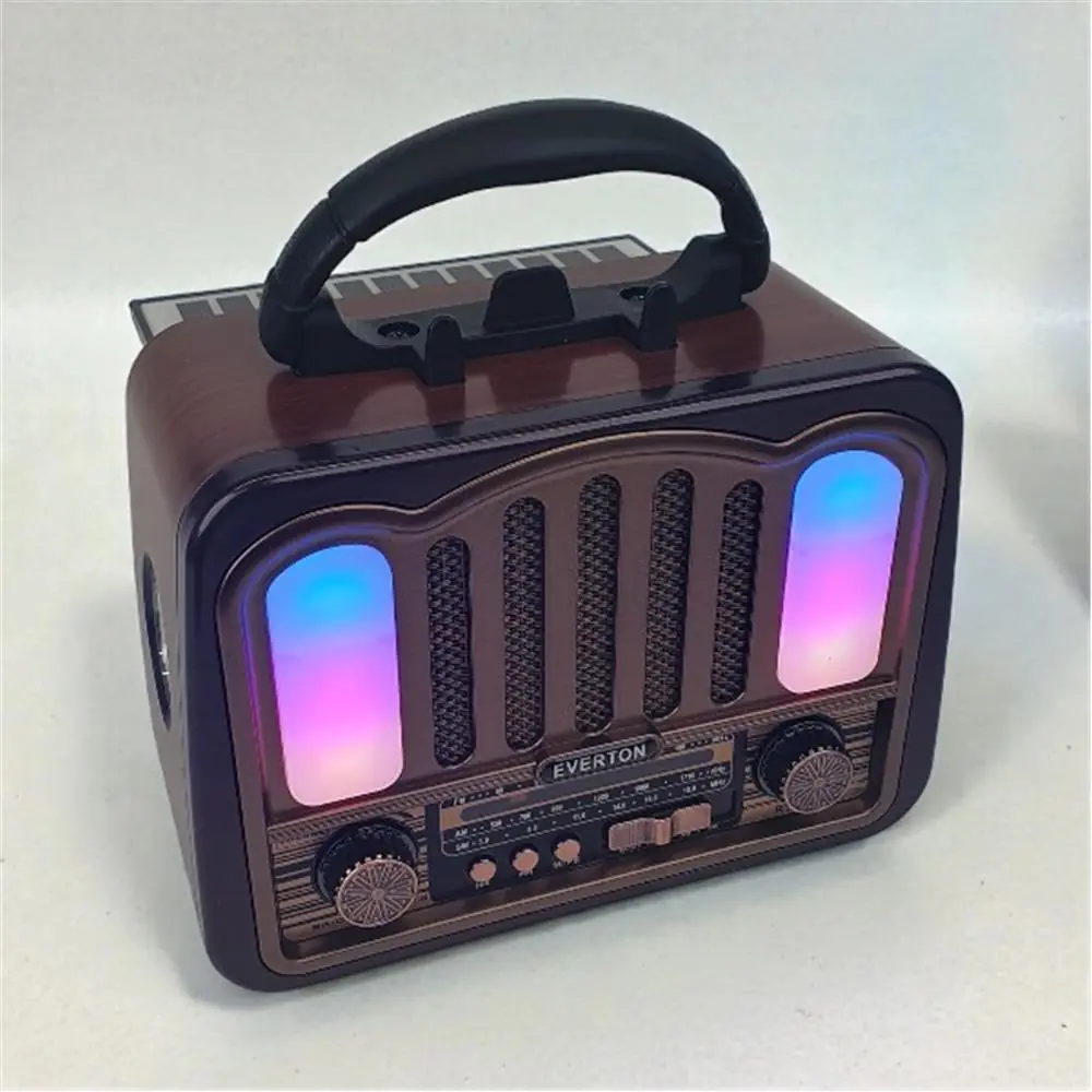 Everton RT-771  Bluetooth Usb-Micro Sd  Solarlı Nostaljik Radyo 1