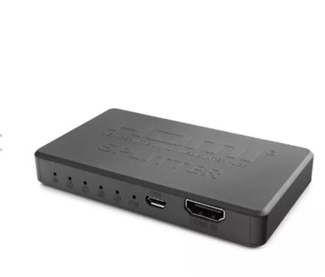 Hadron Hdx1372 Hdmi Splitter 4Port 4K-20 With Usb Power Cable