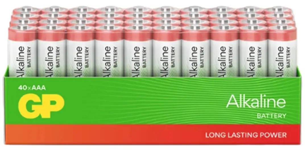 GP G-Tech LR6 AA Boy Red Alkalin Kalem Pil 40'lı Paket GP15ARETA21-2GST40