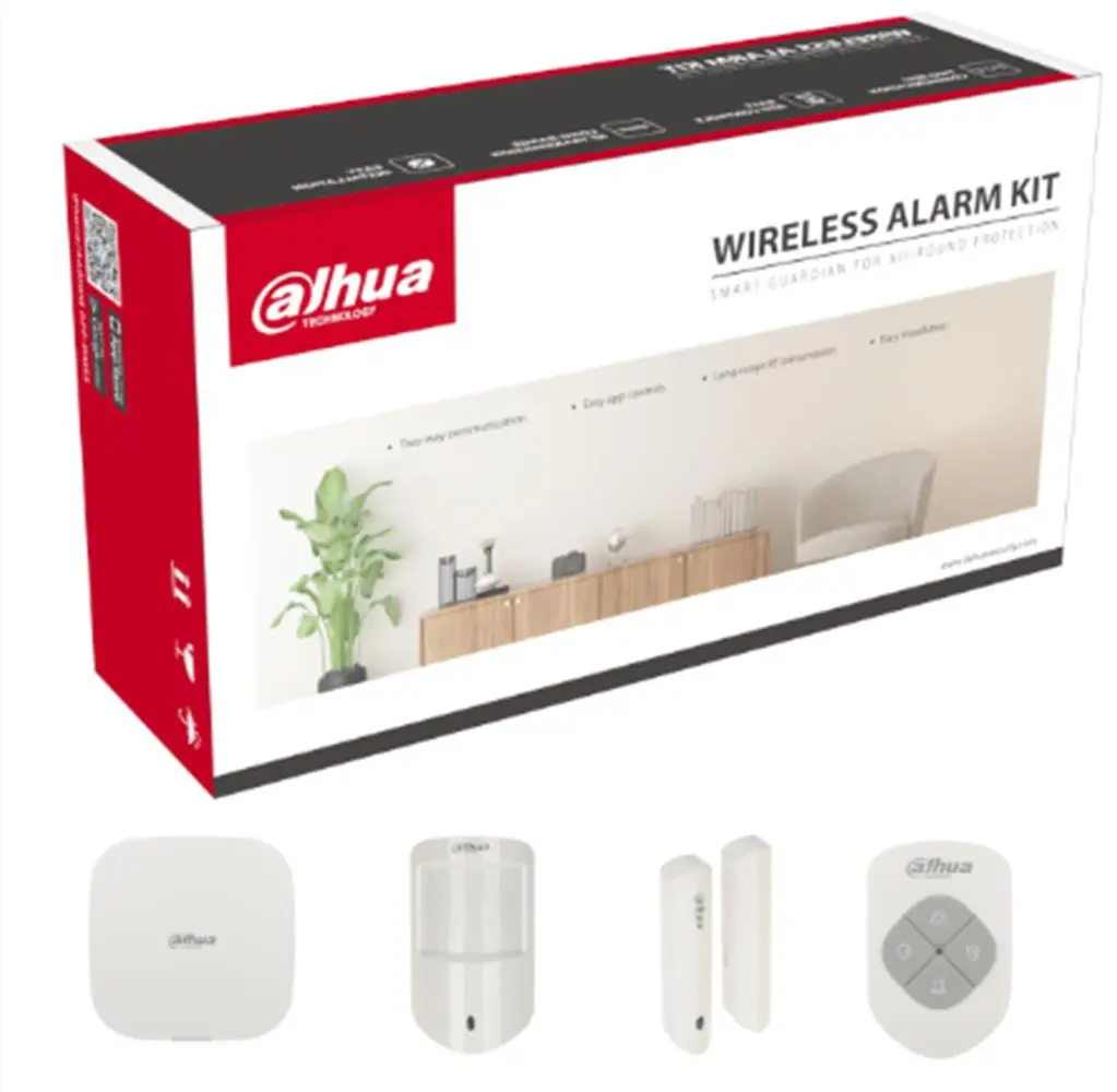 Dahua ART-ARC3000H-03-FW2(868) Kablosuz Wifi Alarm Seti Pır Dedektör+Manyetik Kontak+Panel+Kumanda