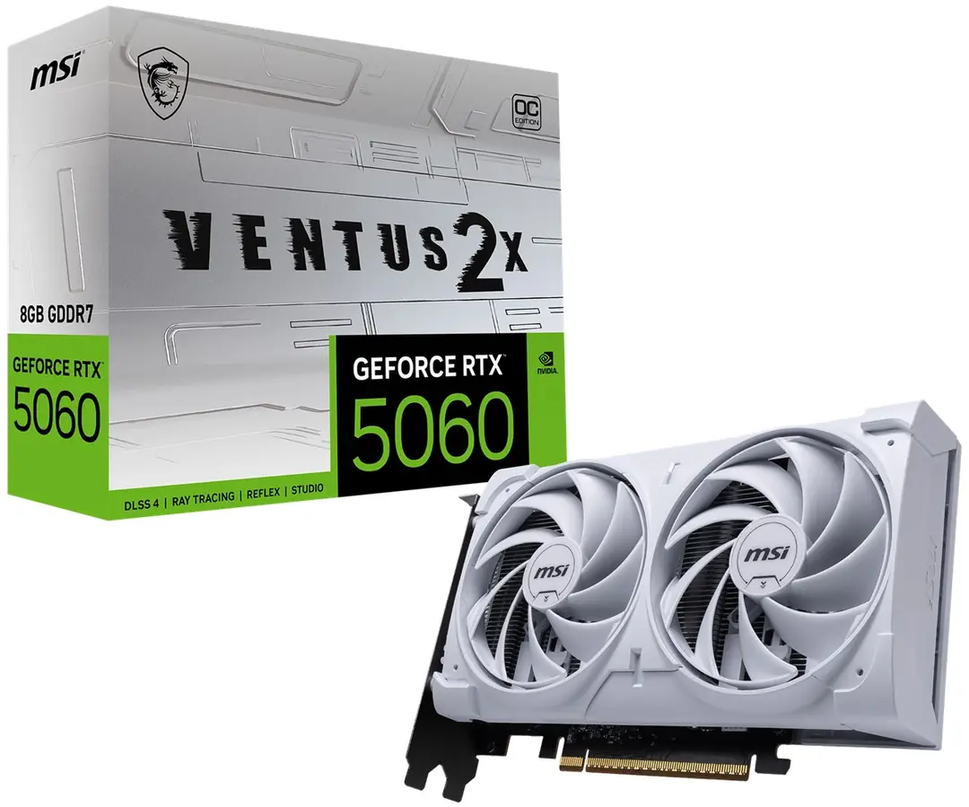 MSI VGA RTX 5060 8G VENTUS 2X OC WHITE 1