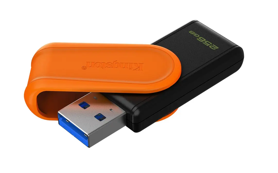 Kingston DTXS-256GB 256GB Portable USB 3.2 Gen1 DataTraveler ExodiaS (Black-Orange) Flash Bellek 1