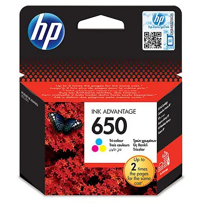 HP CZ102AE (650) UC RENKLI KARTUS 1