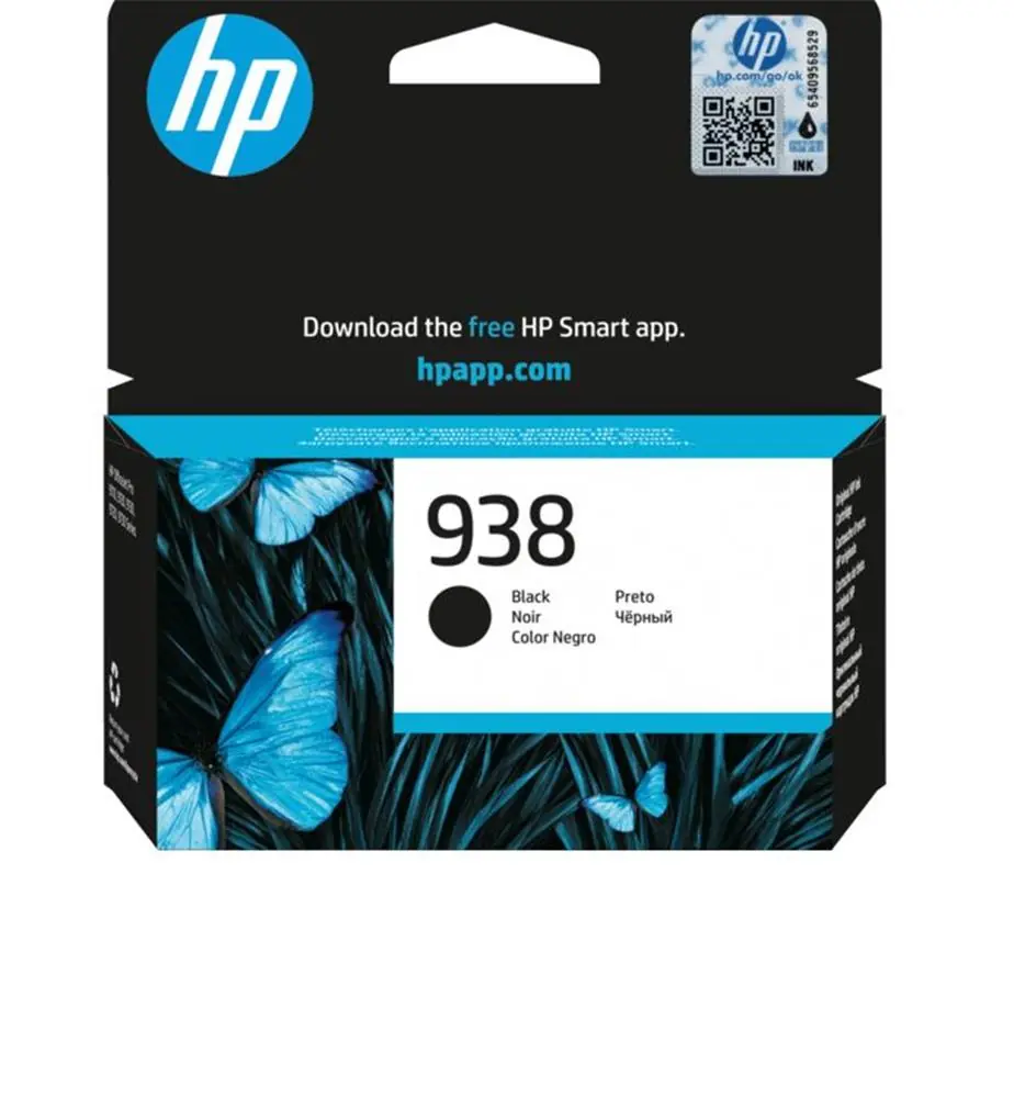 HP 938 Black Siyah Kartuş 4S6X8PE 1