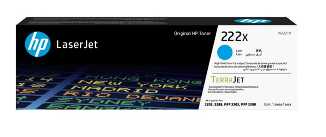 Hp 222X Cyan Mavi 2.500 Sayfa Toner W2221X 1