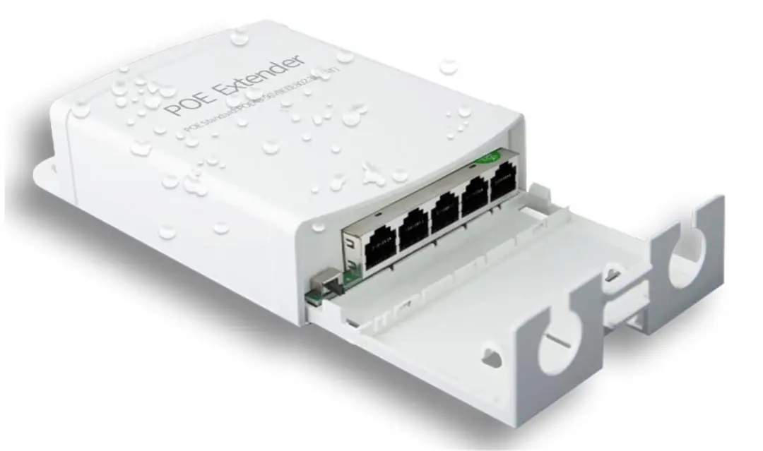 Teldata TLD-EXP Poe Extender 10-100-1000 1 İnput 4 Output 12W İç Ortam