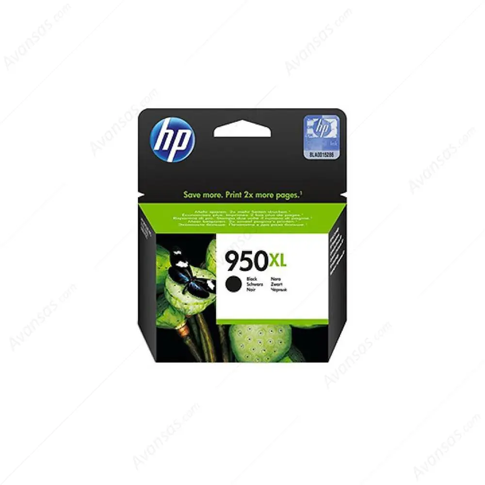 HP 950XL Black Siyah Yüksek Kapasite Kartuş CN045AE 1