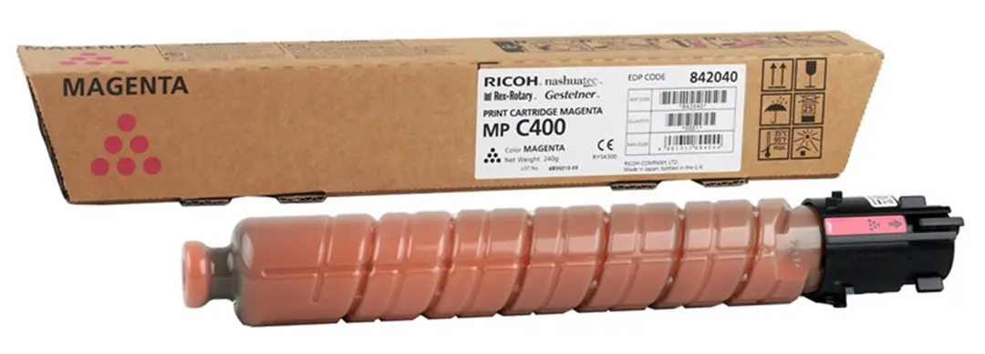 Ricoh MP C400 Magenta Kırmızı Orjinal Fotokopi Toneri MP C300-401 10.000 Sayfa 1