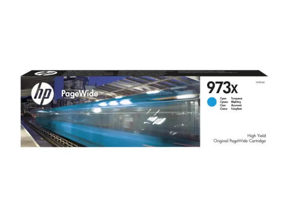 HP 973X Cyan Mavi Yüksek Kapasite Pagewide Kartuş F6T81AE