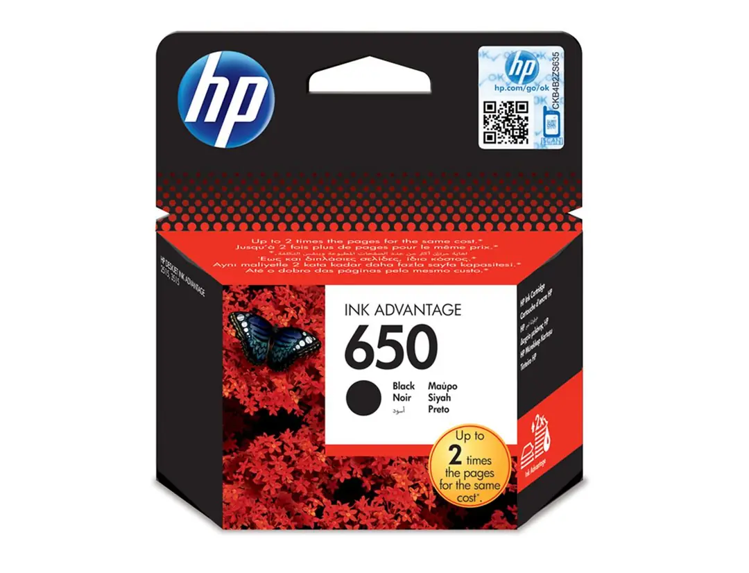 HP 650 Black Siyah Kartuş CZ101AE 1