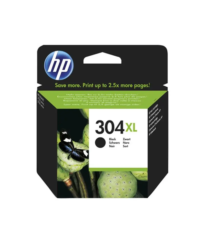 HP 304XL Black Siyah Yüksek Kapasiteli Kartuş N9K08AE 1
