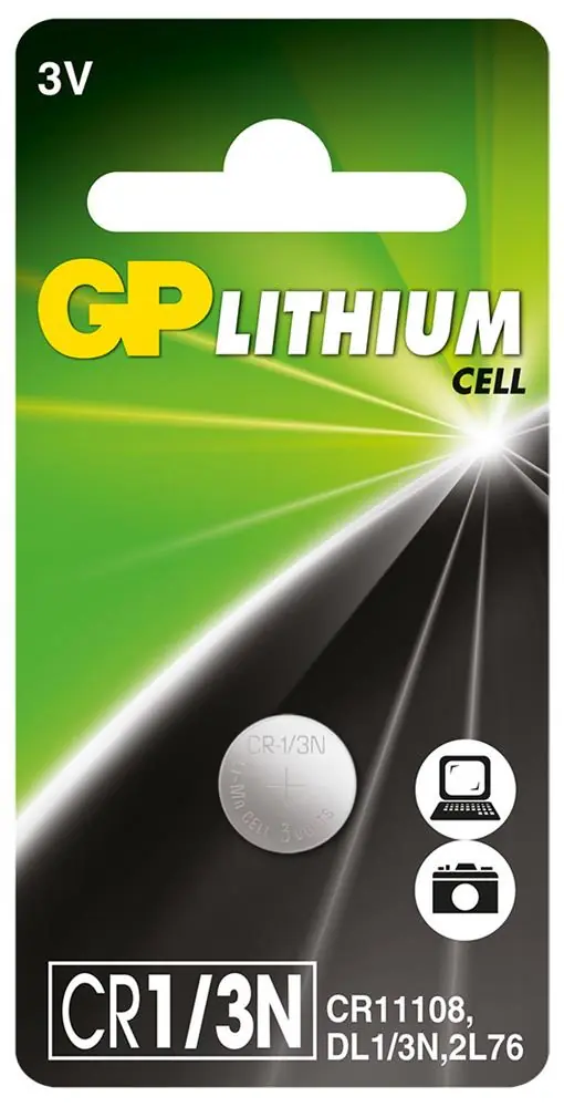 GP GPCR1-3N 3V CR11108-2L76-DL1-3N Lityum Cell Hafıza Düğme Pil Tekli Paket 1
