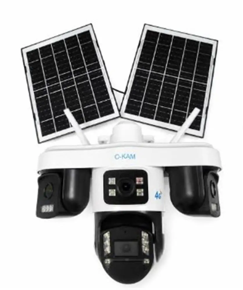 OKam O-KAM OK-S-337 Premium AOV 4G 4 Lens Solar Ptz Kamera