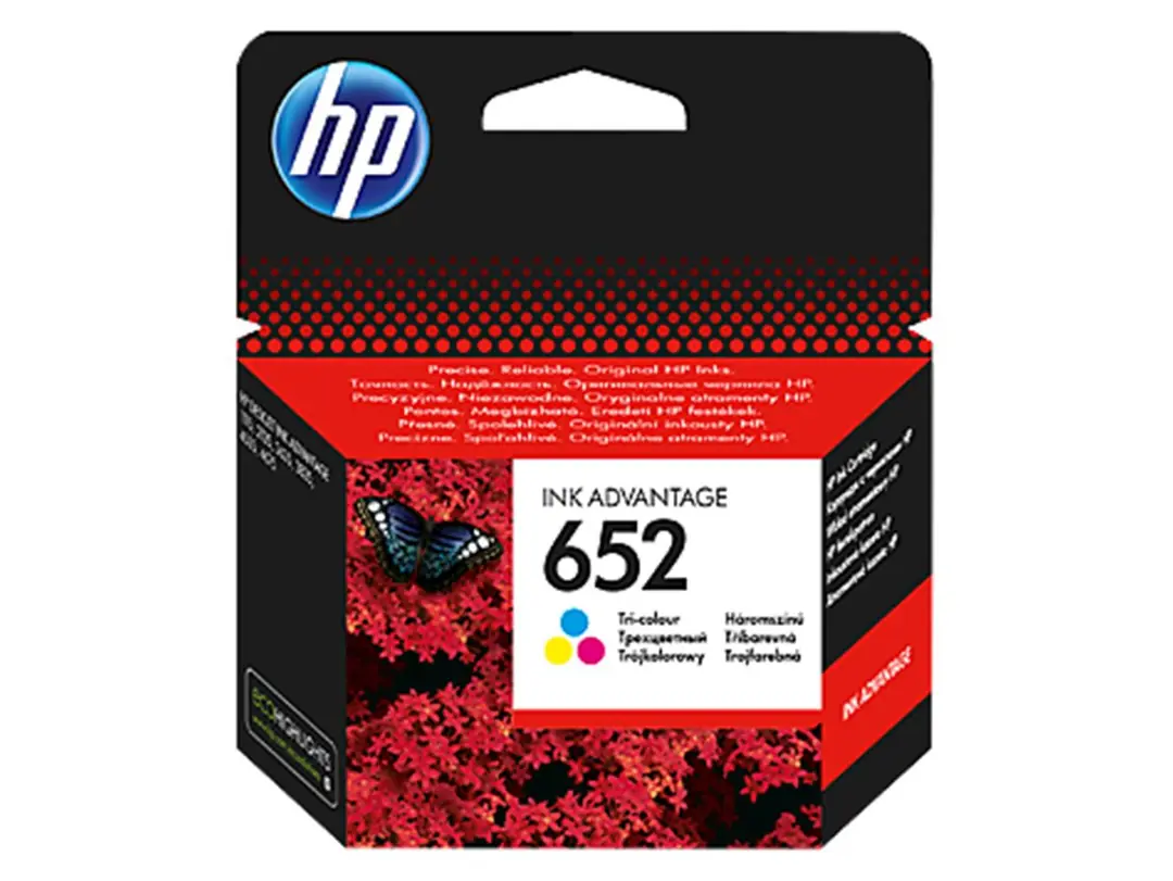 HP 652 Color Renkli Kartuş F6V24AE 1