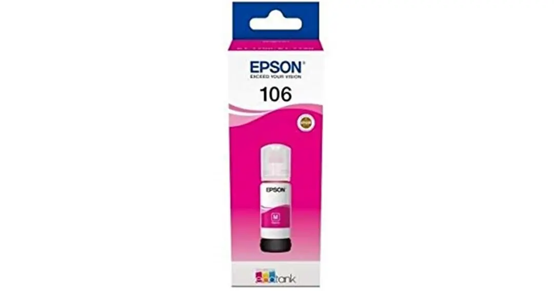 Epson 106 Magenta Kırmızı Şişe Mürekkep T00R340 L7160-7180 1