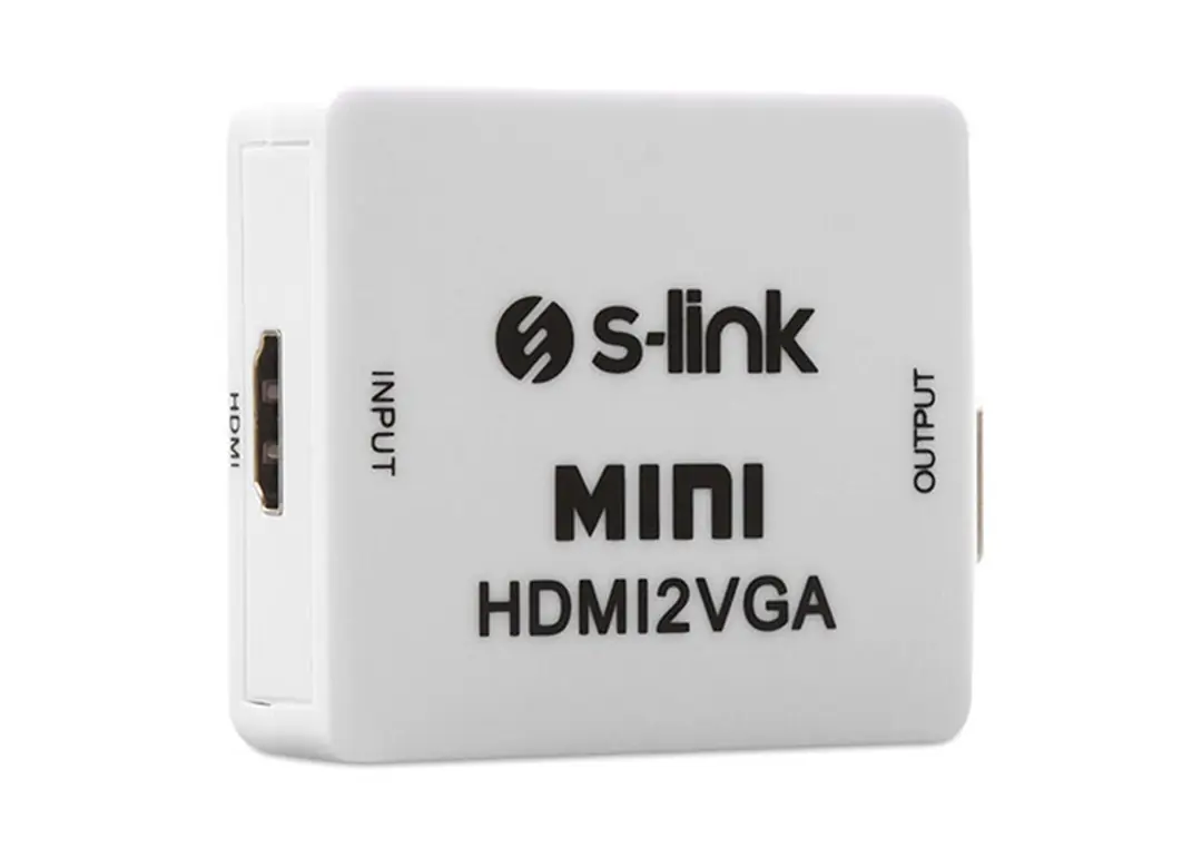 S-link SL-HVC10 HDMI to VGA + Audio Çevirici 1