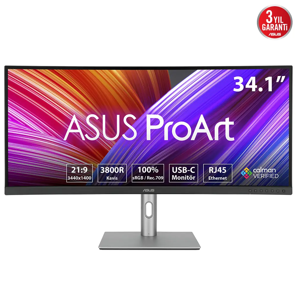 ASUS PROART PA34VCNV 34 KAVISLI IPS HDR