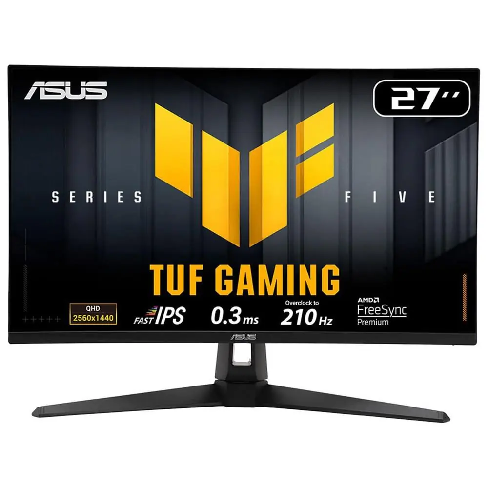 Asus 27" TUF Gaming VG27AQ5A 210Hz 0.3ms 2K QHD Adaptive Sync Fast IPS Gaming Monitör 1