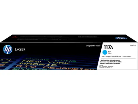HP 117A Cyan Mavi 700 Sayfa Toner W2071A